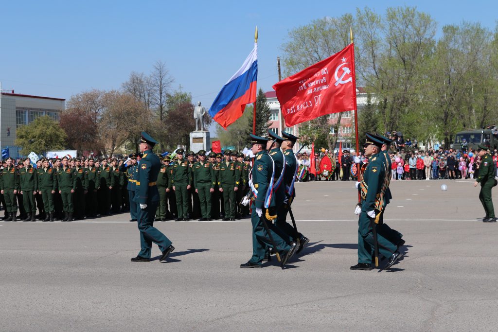 Театрализованный митинг "Слава Мир отстоявшим"