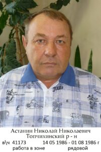 Воины Топчихинского района, участники ликвидации последствий аварии на Чернобыльской АЭС