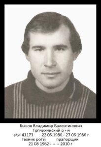 Воины Топчихинского района, участники ликвидации последствий аварии на Чернобыльской АЭС