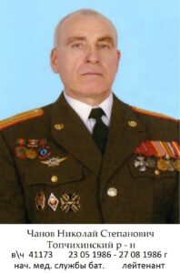 Воины Топчихинского района, участники ликвидации последствий аварии на Чернобыльской АЭС