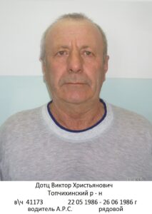 Воины Топчихинского района, участники ликвидации последствий аварии на Чернобыльской АЭС