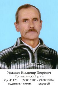 Воины Топчихинского района, участники ликвидации последствий аварии на Чернобыльской АЭС